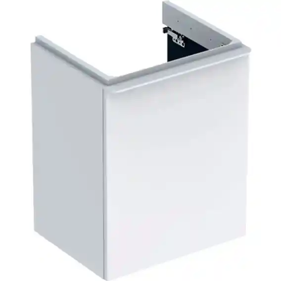 Geberit Smyle Square alsó szekrény kézmosóhoz, egy ajtóval, balra nyíló, 49.2x61.7x40.6cm, magasfényű lakkozott fehér 500.364.00.1Geberit Vedd meg most