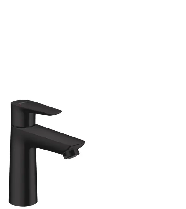Vedd meg most Hansgrohe Talis E Egykaros mosdócsaptelep 110 lefolyógarnitúra nélkül, matt fekete 71712670Hansgrohe