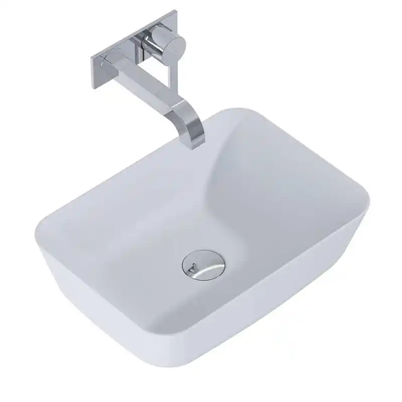 Azonnali szállítás AREZZO design Reni pultra ültethető mosdó matt szürke AR-145096Arezzo Design