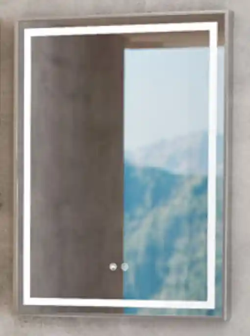 Akció Tboss Floating Mirror Aura tükör páramentesítővel, érintőgombos vezérléssel fekvő 70x60 cmTboss