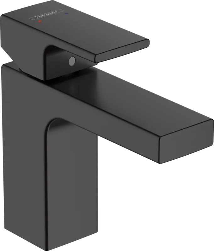 Hansgrohe Vernis Shape egykaros mosdócsaptelep 100, lefolyógarnitúra nélkül matt fekete 71569670Hansgrohe Végkiárusítás