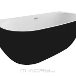 M-Acryl Avalon 170x80 cm kád, matt fekete előlappal 12477M-Acryl Legnépszerűbb