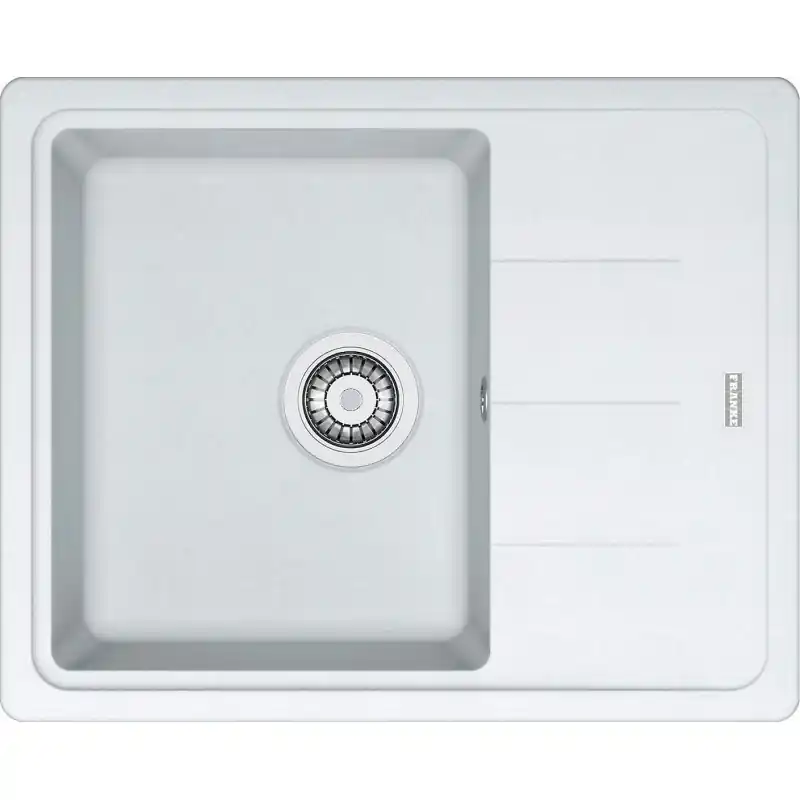Franke Basis gránit mosogató 620x500 mm, fehér 114.0285.103Franke Szuper ajánlat