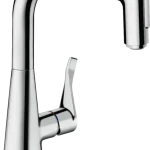 Kedvezményes ár Hansgrohe Metris Select M71 M7117-H240 egykaros konyhai csaptelep kihúzható kifolyóval, króm 73822000Hansgrohe