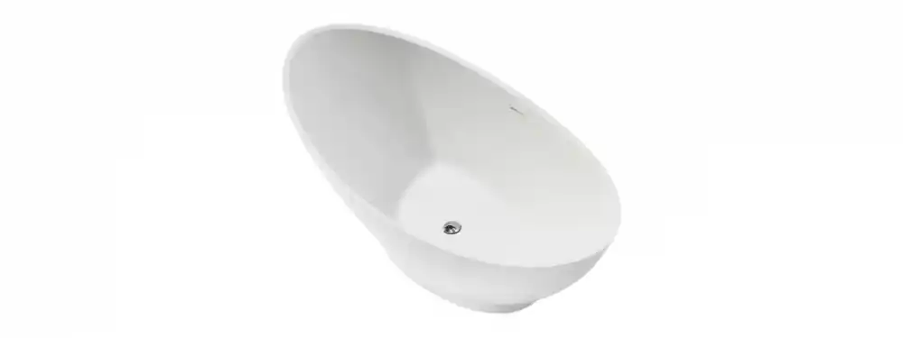 Wellis Affair White 178x78,5 cm öntöttmárvány szabadonálló kád matt fehér WK00181Wellis Legkelendőbb