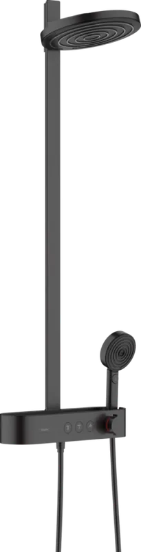 Kiárusítás Hansgrohe Pulsify Showerpipe 260, 2 jet EcoSmart, és ShowerTablet Select 400, matt fekete 24241670Hansgrohe