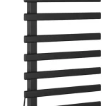 Árcsökkenés Sapho ELCOR elektromos törölközőszárító radiátor, 480x920x50mm, 128W,matt fekete EB460Sapho