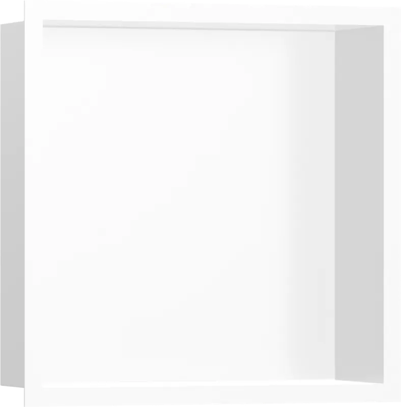 Legnépszerűbb Hansgrohe XtraStoris Individual Falfülke matt fehér színben, fehér design kerettel 30 x 30 x 10 cm 56099700Hansgrohe