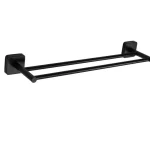 Roltechnik QUATTRO dupla törölköző tartó 60 cm, matt fekete 426255Roltechnik Kihagyhatatlan ajánlat