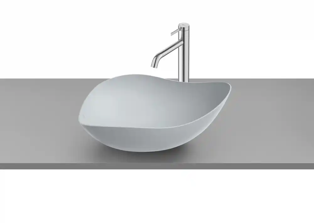 Olcsó Roca Ohtake 54x37,5 cm pultra ültethető mosdó, pearl A327A13630Roca