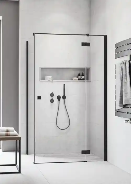 Radaway Essenza New Black KDJ 120 J szögletes fekete zuhanykabin (ajtó része) 385042-54-01RRadaway Vedd meg most