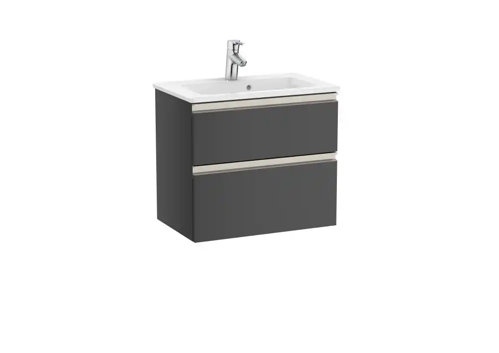 Gyors kiszállítás Roca The Gap Compact 60 cm fürdőszoba bútor mosdóval, antracit A851495153Roca