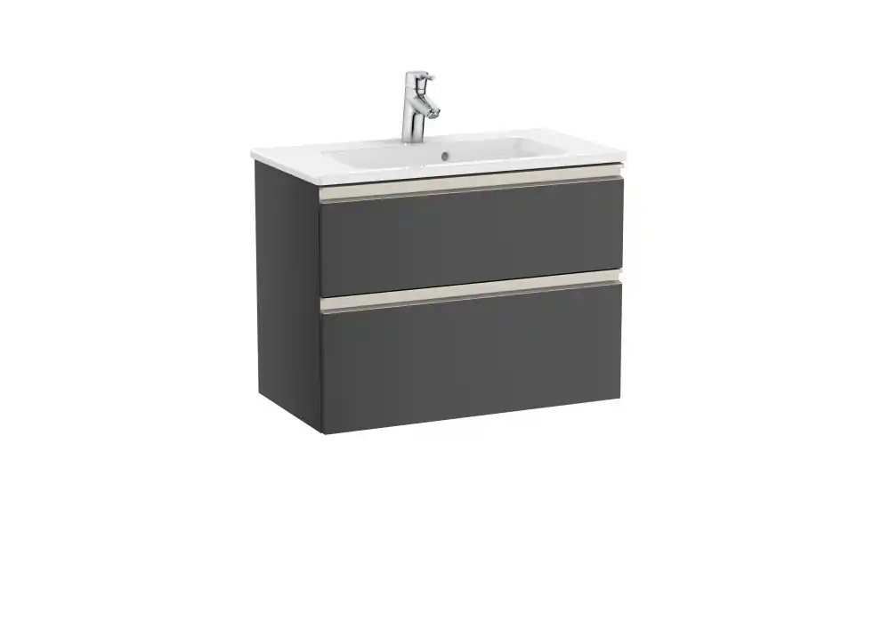 Bestseller Roca The Gap Compact 70 cm fürdőszoba bútor mosdóval, antracit A851496153Roca