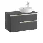 Legnépszerűbb Roca The Gap 900 mm fürdőszoba bútor pultos mosdóhoz, antracit A851502153Roca