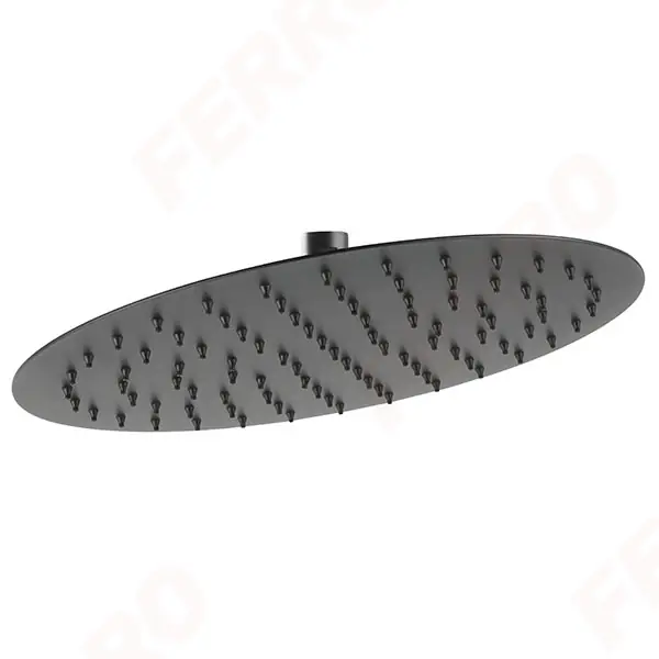Akció Ferro Slim fejzuhany 30 cm, matt fekete DSN07BLFerro