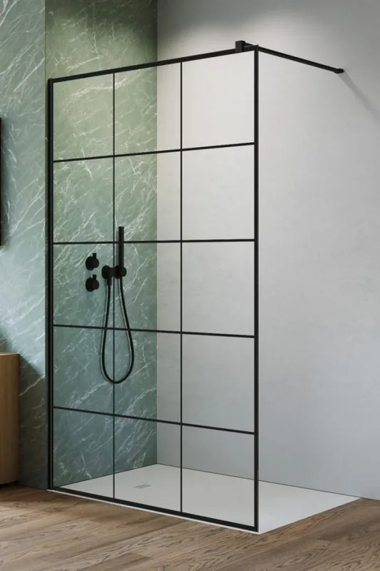 Radaway Nes Black Walk-in II Factory zuhanyfal 100 cm 10013100-54-55Radaway Olcsóbb