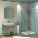 HSK New Style zuhanyfal ajtóhoz alu matt profil, átlátszó üveg 80 cm 1439080.1.50HSK Biztonságos fizetés