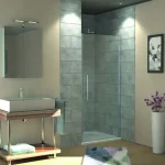HSK New Style zuhanyajtó alu matt profil, átlátszó üveg 90 cm 1409090.1.50HSK Vásárlói kedvenc