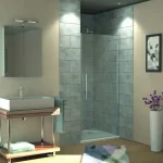 HSK New Style zuhanyajtó króm profil, átlátszó üveg 90 cm 1409090.41.50HSK Azonnali szállítás