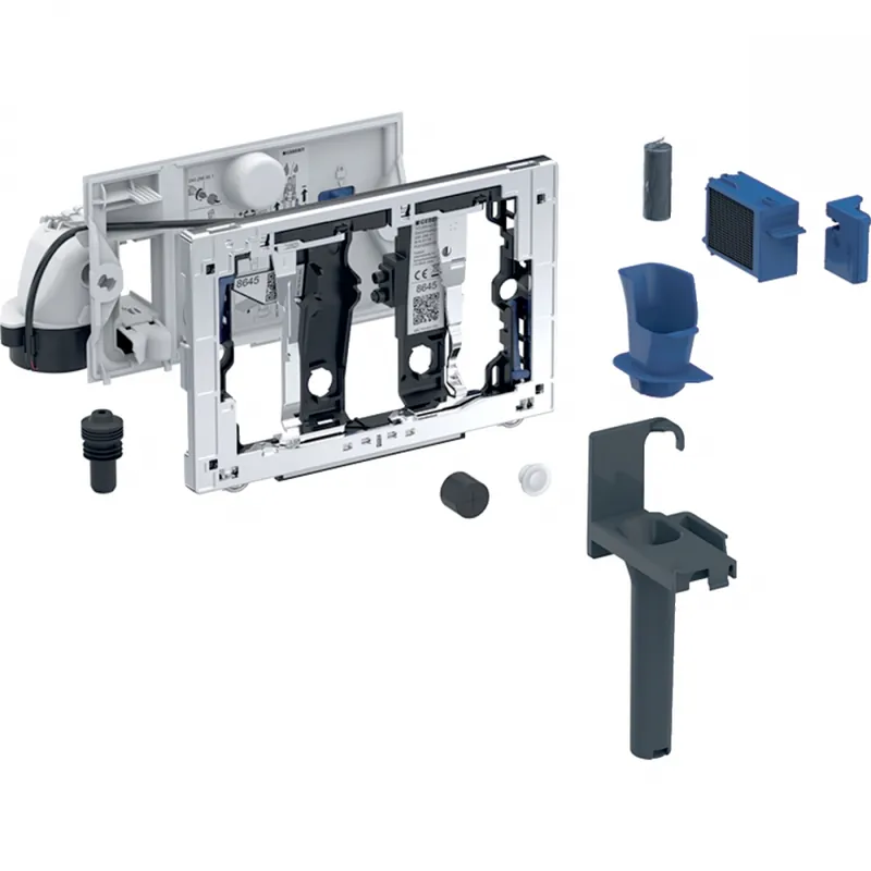 Geberit DuoFresh modul kézi működtetésű, vízkezelő tabletta bedobónyílással, Sigma 12 cm falsík alatti öblítőtartályhoz fényes króm 115.051.21.2Geberit Rendeld meg most