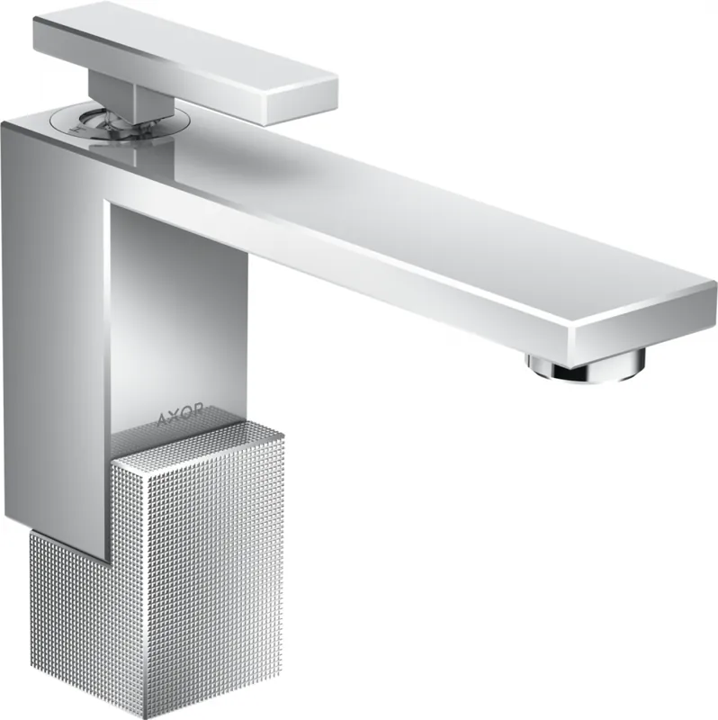Hansgrohe AXOR EDGE egykaros gyémánt csiszolású mosdócsaptelep 130 push-open lefolyógarnitúrával, króm 46011000Axor Kedvezményes ár