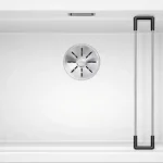 Exkluzív ajánlat BLANCO ETAGON 700-U alulról beépíthető gránit mosogató excenter nélkül, fehér 525171Blanco