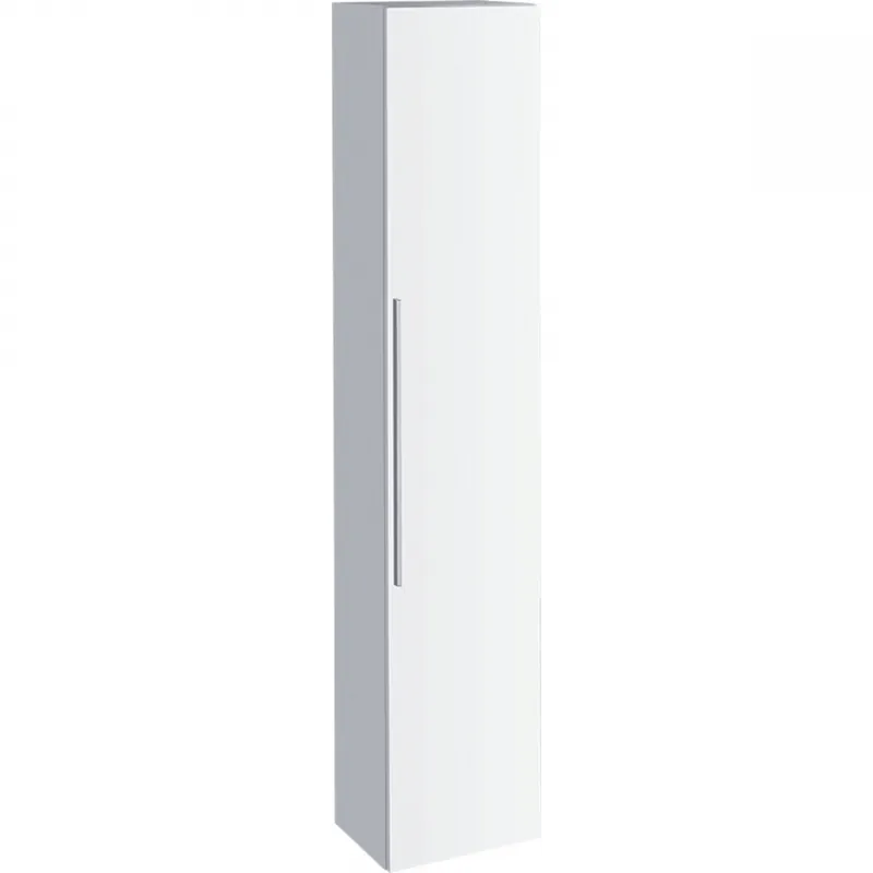 Legkelendőbb Geberit iCon magas szekrény egy ajtóval, 36x180x31.7cm, magasfényű lakkozott fehér 840000000Geberit