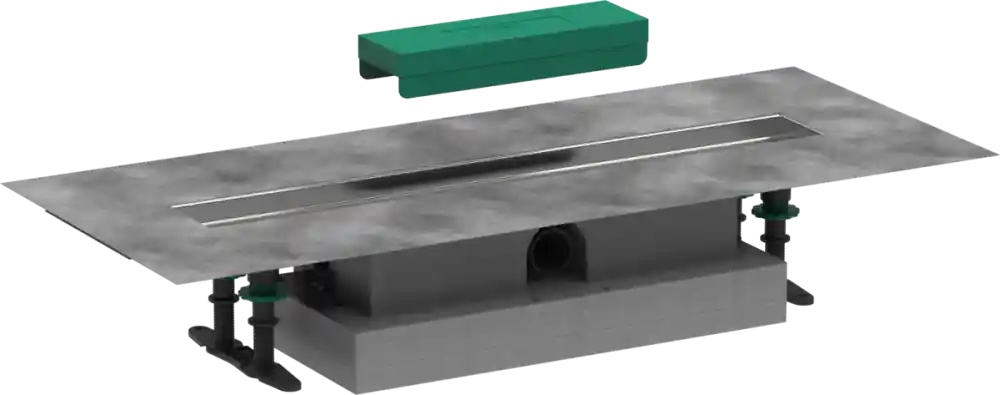 Szuper akció Hansgrohe uBox universal teljes szett lapos telepítéshez- 60 cm, zuhanylefolyó készlethez 56016180Hansgrohe