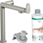 Hansgrohe Aqittura M91 vízszűrős konyhai csaptelep 240, 1jet, indulókészlet, rozsdamentes acél hatású 76802800Hansgrohe Gyors kiszállítás