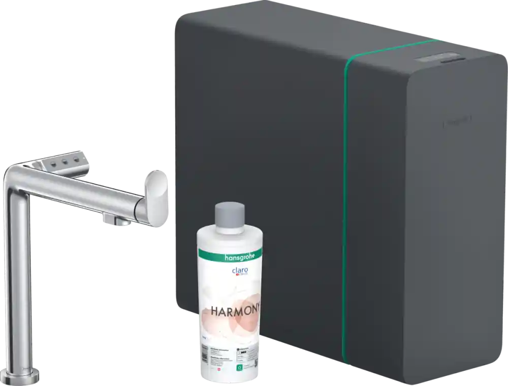 Expressz kézbesítés Hansgrohe Aqittura M91 Vízszűrős konyhai csaptelep és szódakészítő rendszer 240, kihúzható zuhanyfejjel, 1jet, sBox, króm 76837000Hansgrohe