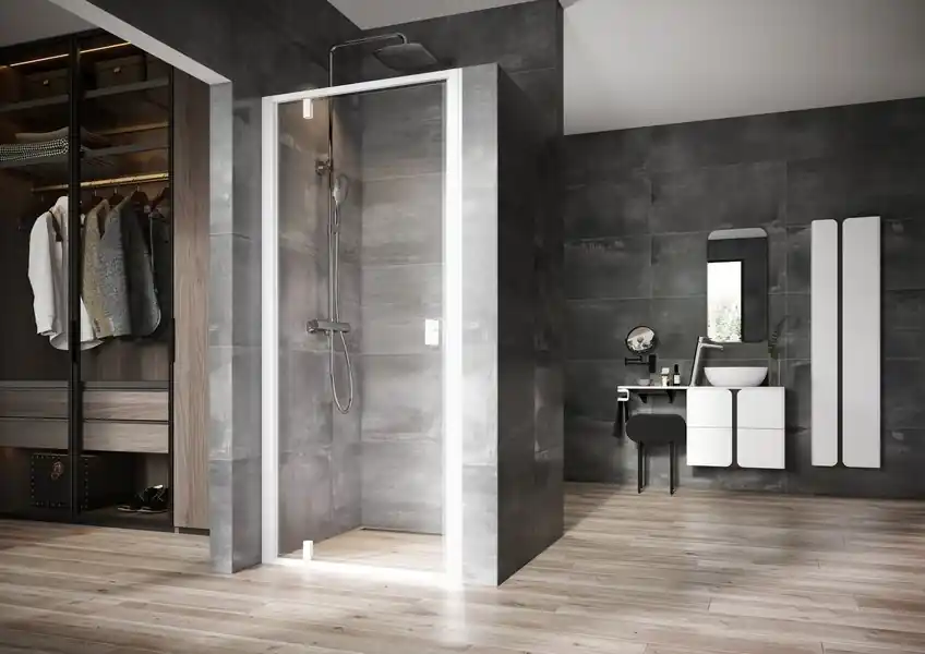 Expressz kézbesítés Ravak Nexty NDOP1 90 zuhanyajtó fehér/fehér+transparent 03O70101Z1Ravak
