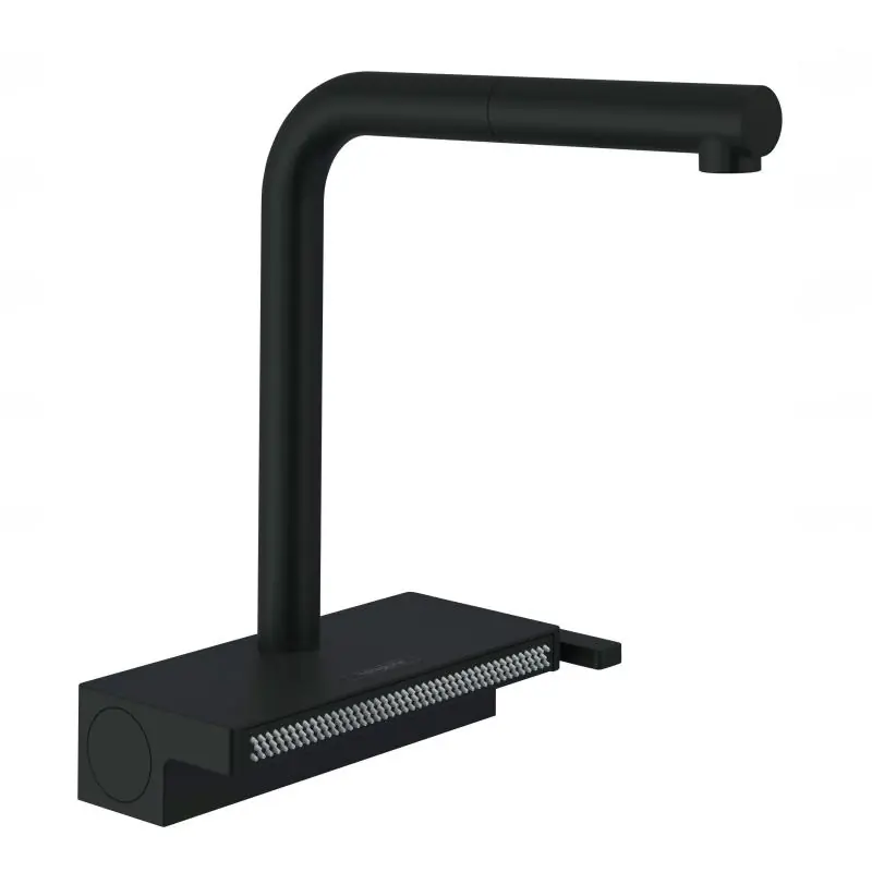Hansgrohe Aquno Select M81 konyhai csaptelep 250 2jet, kihúzható kifolyóval, sBox, matt fekete 73830670Hansgrohe Biztonságos vásárlás