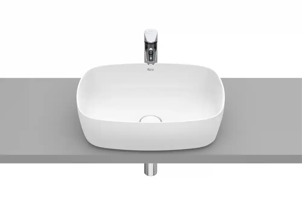 Roca Inspira SOFT 50x37 cm pultra ültethető FINECERAMIC mosdó matt fehér A327500620Roca Azonnal elérhető