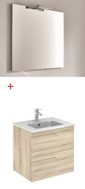 Royo Bannio Vitale 60 fürdőszobabútor szett, Kyra mosdóval, nature beige 72964-KRoyo Bannio Vedd meg most