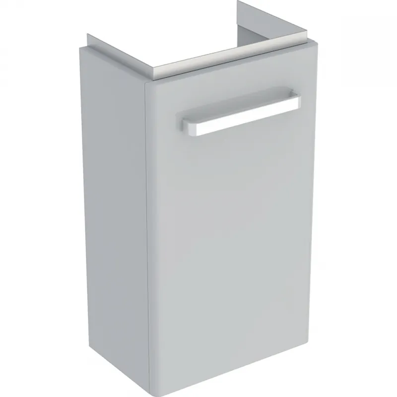 Geberit Selnova Compact egy ajtós alsó szekrény kézmosóhoz, világosszürke/matt bevonat, világosszürke/fényes 501.487.00.1Geberit Szuper ajánlat
