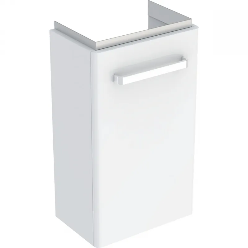 Outlet Geberit Selnova Compact egy ajtós alsó szekrény kézmosóhoz, fehér/matt bevonat, fehér/fényes 501.488.00.1Geberit