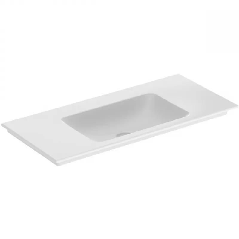 Geberit ONE mosdó alsószekrényhez, 105x48cm, csaplyuk és túlfolyó nélkül, fehér/KeraTect 505.011.01.4Geberit Expressz kézbesítés