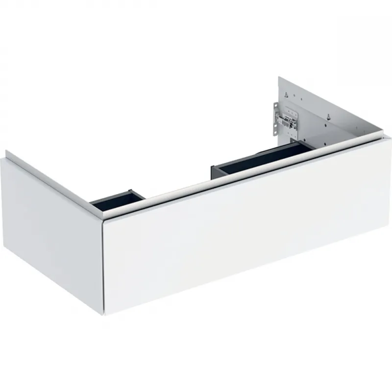 Geberit ONE alsó szekrény mosdóhoz, egy fiókkal, 90x26.6x47cm, fehér/magasfényű bevonat 505.073.00.1Geberit Biztonságos fizetés