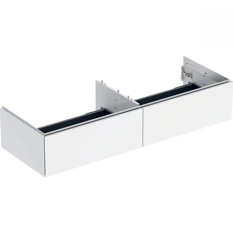 Geberit ONE alsó szekrény mosdóhoz, két fiókkal, 135x26.6x47cm, fehér/matt bevonat 505.076.00.2Geberit Olcsóbb