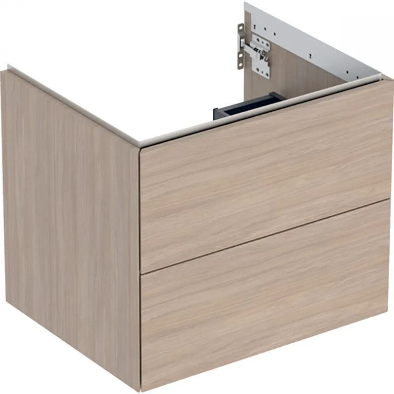 Geberit ONE alsó szekrény mosdóhoz, két fiókkal, 60x50.4x47cm, tölgy/melaminos faszerkezet 505.261.00.5Geberit Vedd meg online