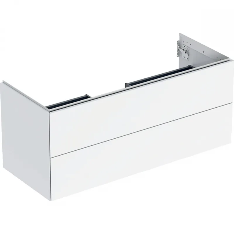 Geberit ONE alsó szekrény mosdóhoz, két fiókkal, 120x50.4x47cm, fehér/magasfényű bevonat 505.265.00.1Geberit Népszerű