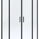 Alacsony ár Deate Funkia Nero 90x90 cm negyedköríves zuhanykabin KYP_N51KDeante