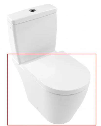 Villeroy & Boch Avento monoblokkos wc csésze Ceramic Plus felülettel Stone White 5644R0RWVilleroy & Boch Gyors szállítás
