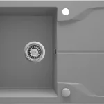 Csak ma Deante Andante Flush gránit mosogató, szürke metál ZQN_S11FDeante