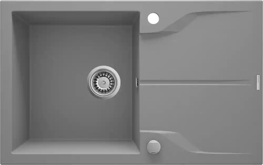 Csak ma Deante Andante Flush gránit mosogató, szürke metál ZQN_S11FDeante