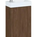 Vedd meg most AREZZO design Mini 40 egyajtós alsószekrény mosdóval Lincoln dió AR-168992Arezzo Design