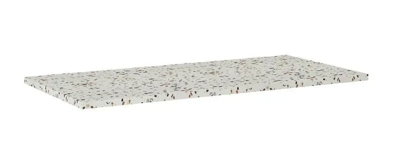 Akciós ár AREZZO design TERRAZZO műmárvány mosdópult 100x46x2 cm mix matt AR-168819Arezzo Design
