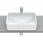 Vedd meg most Roca Inspira SQUARE 50x37 cm pultra ültethető FINECERAMIC mosdó pearl A327530630Roca