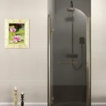 Sapho GELCO ANTIQUE 80 balos zuhanyajtó transzparent üveggel, világos bronz GQ1280LCLSapho Gyors kiszállítás