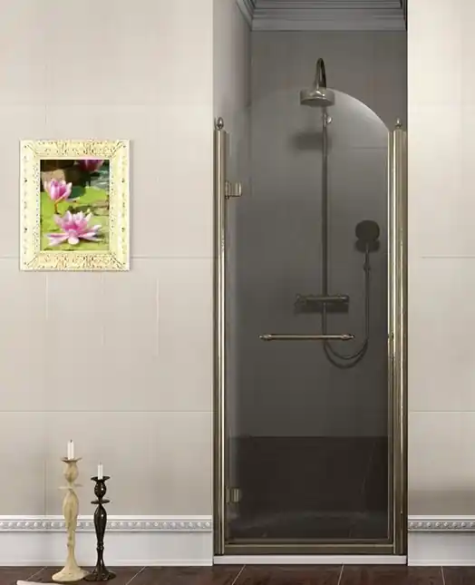 Sapho GELCO ANTIQUE 80 balos zuhanyajtó transzparent üveggel, világos bronz GQ1280LCLSapho Gyors kiszállítás
